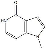 1-methyl-1,5-dihydro-4H-pyrrolo[3,2-c]pyridin-4-one 구조식 이미지