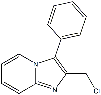 2-(chloromethyl)-3-phenylimidazo[1,2-a]pyridine 구조식 이미지