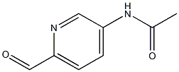 N-(6-formylpyridin-3-yl)acetamide 구조식 이미지