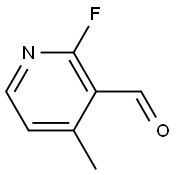 2-fluoro-4-methylnicotinaldehyde 구조식 이미지