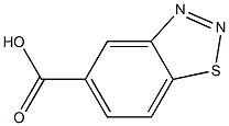 benzo[d][1,2,3]thiadiazole-5-carboxylic acid 구조식 이미지