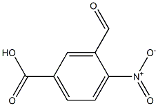 3-formyl-4-nitrobenzoic acid 구조식 이미지