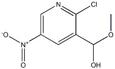 (2-chloro-5-nitropyridin-3-yl)(methoxy)methanol Structure