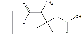 Boc-4-amino-3,3-dimethyl-butyric acid 구조식 이미지