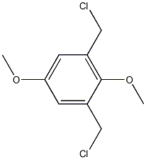 2,6-Bis(chloroMethyl)-1,4-diMethoxybenzene 구조식 이미지