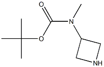 3-(N-Boc-N-Methyl)aMinoazetidine 구조식 이미지