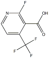 2-Fluoro-4-(trifluoroMethyl)nicotinic acid, 97% 구조식 이미지