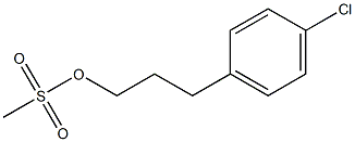 3-(4-Chlorophenyl)propyl Mesylate 구조식 이미지