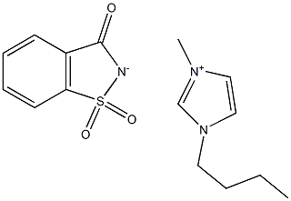 1-butyl-3-MethyliMidazoliuM saccharinate 구조식 이미지