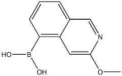 3-Methoxyisoquinolin-5-yl-5-boronic acid 구조식 이미지