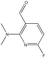 2-(dimethylamino)-6-fluoronicotinaldehyde 구조식 이미지