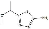 5-(1-Methoxyethyl)-1,3,4-thiadiazol-2-amine Structure