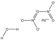 Palladium(II) Nitrate Hydrate 99.9% 구조식 이미지