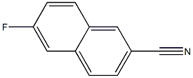 2-Cyano-6-fluoronaphthalene Structure