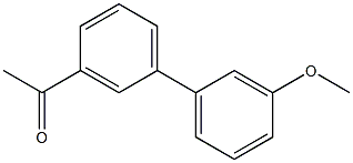 1-(3'-Methoxy[1,1'-biphenyl]-3-yl)ethan-1-one 구조식 이미지