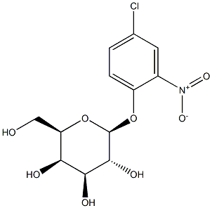 4-Chloro-2-nitrophenyl b-D-galactopyranoside 구조식 이미지