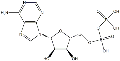 Adenosine diphosphate solution (ADP, 1MMOL/L) 구조식 이미지