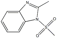 1-methanesulfonyl-2-methylbenzimidazole Structure