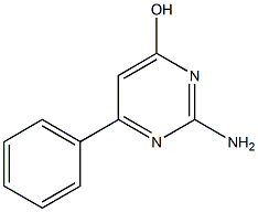 2-amino-4-phenyl-6-hydroxypyrimidine 구조식 이미지
