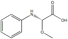 2-methoxy-DL-phenylglycine 구조식 이미지