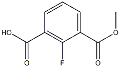 2-fluoro-1,3-benzenedicarboxylic acid-1-methyl ester Structure