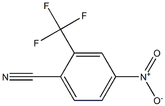 2-trifluoromethyl-4-nitrobenzonitrile 구조식 이미지