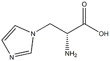 3-(1-imidazolyl)-D-alanine 구조식 이미지