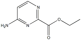 Ethyl 4-amino-2-pyrimidinecarboxylate 구조식 이미지