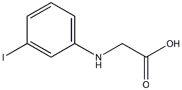 3-iodo-L-phenylglycine 구조식 이미지