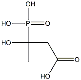 3-hydroxy-3-phosphonobutanoic acid Structure