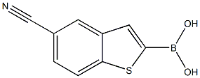 5-cyanobenzothiophene-2-boronic acid Structure