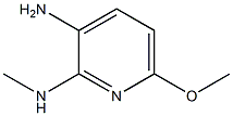 6-methoxy-2-methylamino-3-aminopyridine Structure