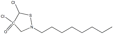 4,5-dichloro-2-n-octyl-4-isothiazolinone 구조식 이미지