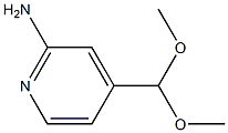 4-(Dimethoxymethyl)-2-aminopyridine Structure