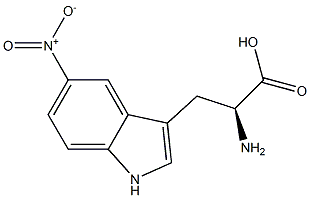 5-nitro-L-tryptophan Structure