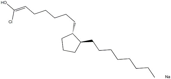 DL-chloroprostenol sodium Structure