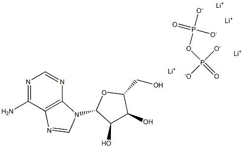 Lithium adenosine diphosphate 구조식 이미지