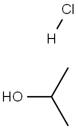 Isopropyl alcohol hydrochloride Structure