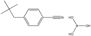 Neopentyl 4-cyanobenzeneborate Structure