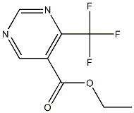 4-trifluoromethyl-5-pyrimidinecarboxylic acid ethyl ester Structure