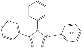Triphenyl tetrazolium chloride solution (USP) 구조식 이미지