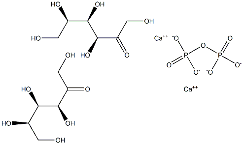 Fructose calcium diphosphate Structure