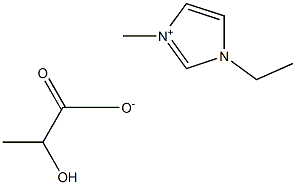 1-ethyl-3-methylimidazolium lactate 구조식 이미지