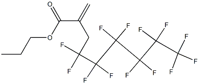 Perfluorohexyl propyl methacrylate 구조식 이미지