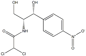 Chloramphenicol Solution(50mg/ml) 구조식 이미지