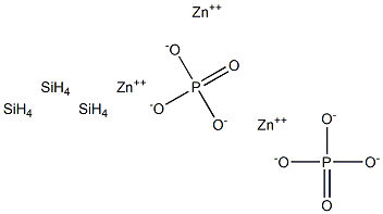 Silicon zinc phosphate 구조식 이미지