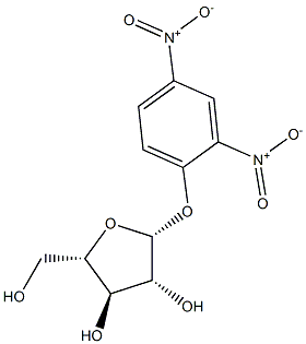 2,4-Dinitrophenyl b-L-arabinofuranoside Structure