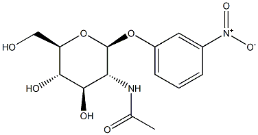 3-Nitrophenyl 2-acetamido-2-deoxy-b-D-glucopyranoside Structure