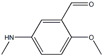 2-Methoxy-5-(methylamino)benzaldehyde Structure