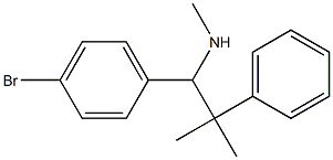 [1-(4-BROMOPHENYL)-2-METHYL-2-PHENYLPROPYL](METHYL)AMINE Structure